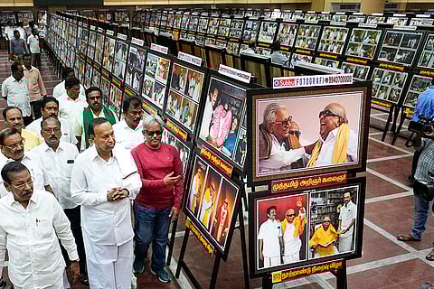 Photo exhibhition commemorates centenary of M Karunanidhi